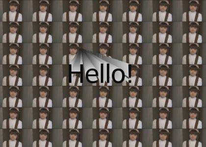 Cute Little Ai-chan Says Hello!