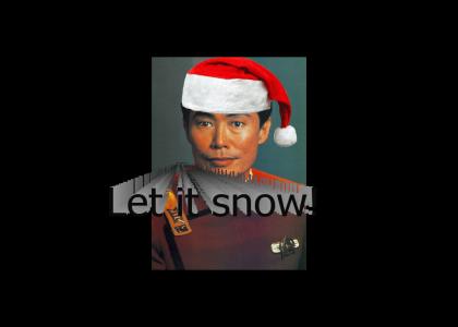 Sulu Sings Let it Snow