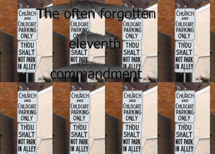 The forgotten eleventh commandment