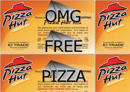 Free. Pizza.