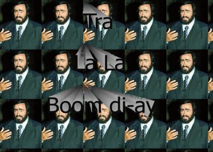Luciano Pavarotti - La Donna e Mobile  (Fat italian opera guy lol)