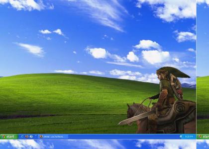 Link Rides the Vast Lands of Windows XP