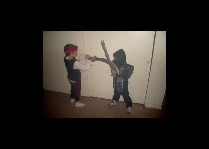 Pirate Versus Ninja- The eternal battle