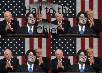Brian for President! Cheney is there too...