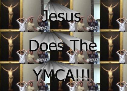Jesus does the YMCA