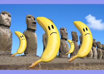 Sad Faced Bananas: On Easter Island!