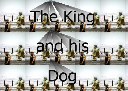 The King and his dog