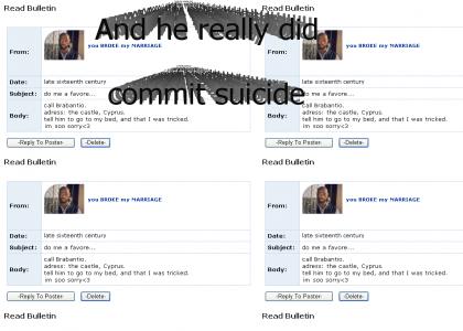 Othello Myspace Suicide