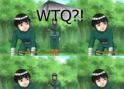 Rock Lee assumes the position