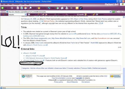 Wikipedia hates eBaumsworld