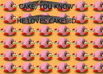 Kirby loves cake!