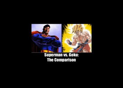 Superman Goku Comparison