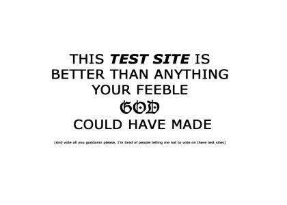 Blasphemous test site