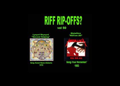 Riff Rip-Offs Vol 50 (Lynyrd Skynyrd v. Metallica)