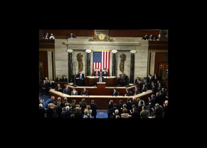 Harry Caray speaks to congress