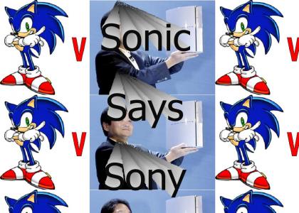 Sonic Says Sony
