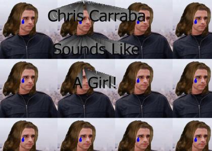 Chris Carrabba sounds like a girl
