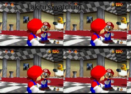 Mario always feels like somebody's watching him