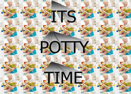 its potty time