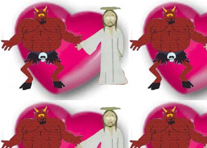 Southpark jesus and satan in love