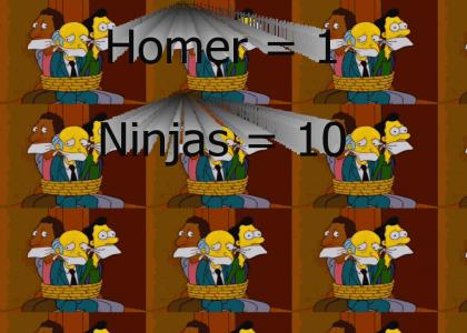 Epic Homer Karateman Manuever