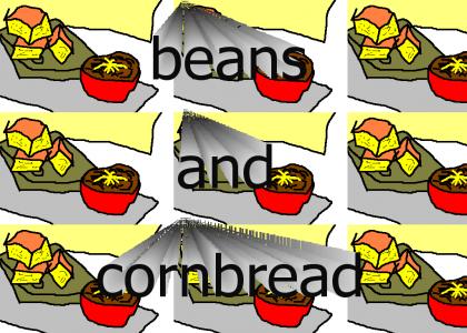 how i did love beans and cornbread by anthony age 9