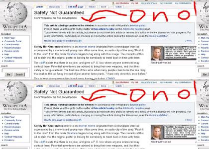 OMG! Safety not guaranteed's saftey not guaranteed!