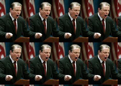 Al Gore belts out a face melter!