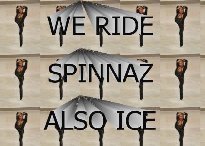Figure Skater is Ridin' Spinnaz!