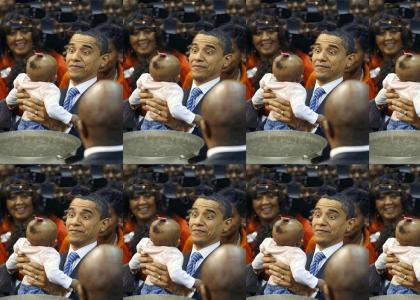 Obama Shaking a Baby