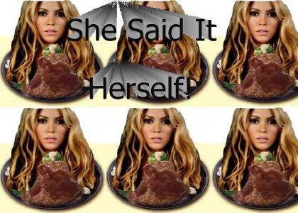 Shakira is A SALISBURY STEAK!