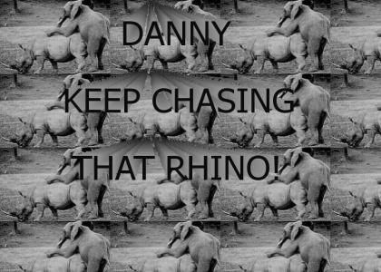 Danny and his rhinos