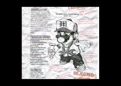 Ghetto Mario Concept Art