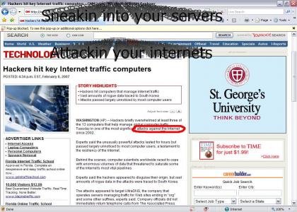Internet Under Attack
