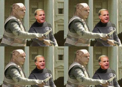 Darmok and Howard Dean at Whitehouse