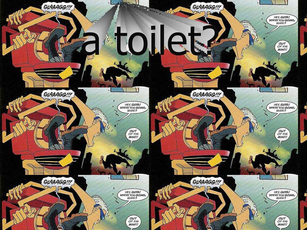 plasticmanthetoilet