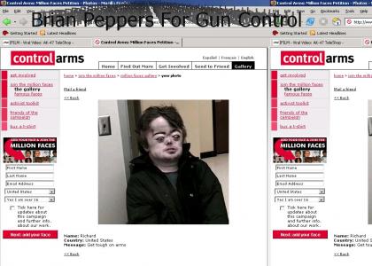 Brian Peppers for Gun Control