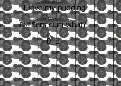 i love my pudding