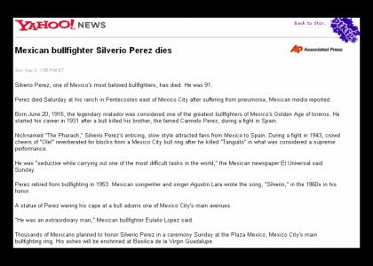 PTKFGS: R.I.P Silverio Perez