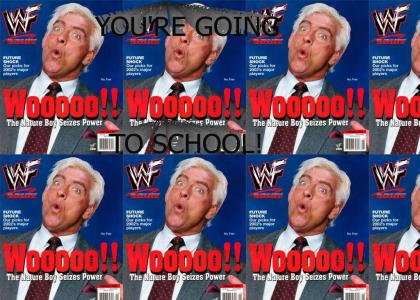 Ric Flair reminds kids why they hate September....