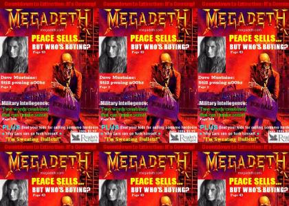 Megadeth buys out Reader's Digest