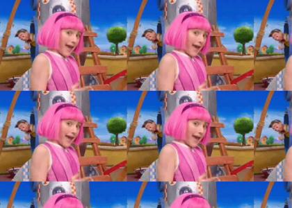 LazyTown:  Stephanie does the Robot
