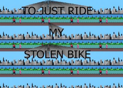 N*gg* Just Wants To Ride His Bike!