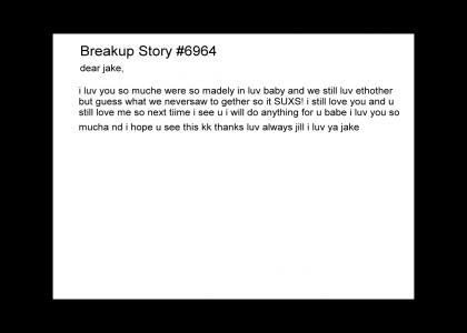 Breakup Letter #6964