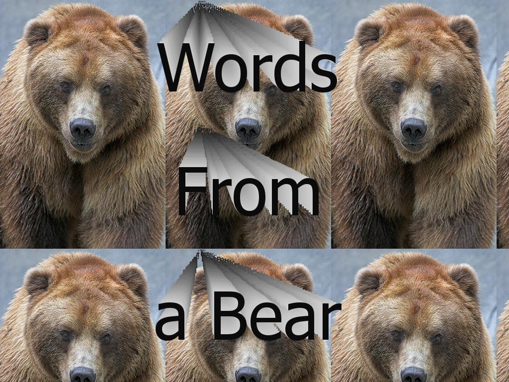 wordsfromabear