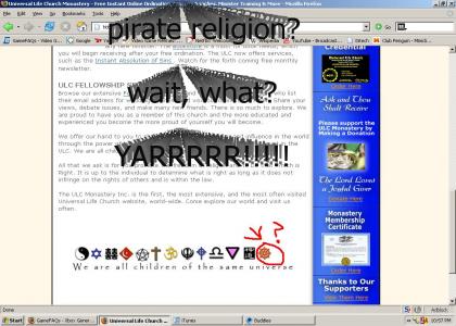 theres a pirate religion??????