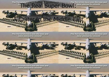 The Real Super Bowl: A Crater in the Middle East