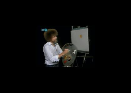 Bob Ross Paints...