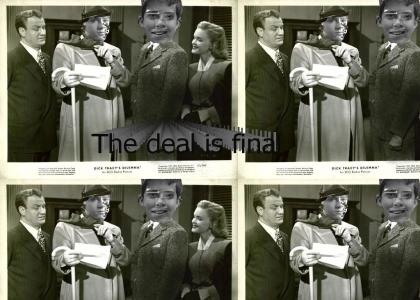 so the deal's final