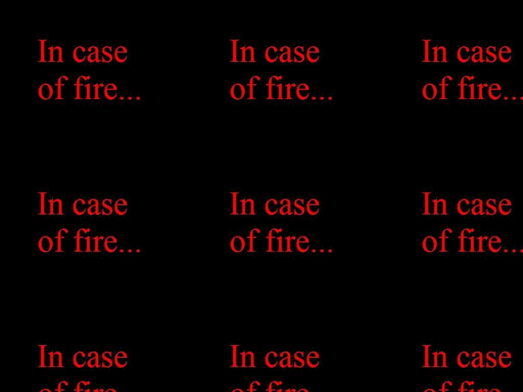 incaseoffire